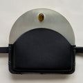 Silver-Plated Brass Pouch with Tiger's Eye Stone